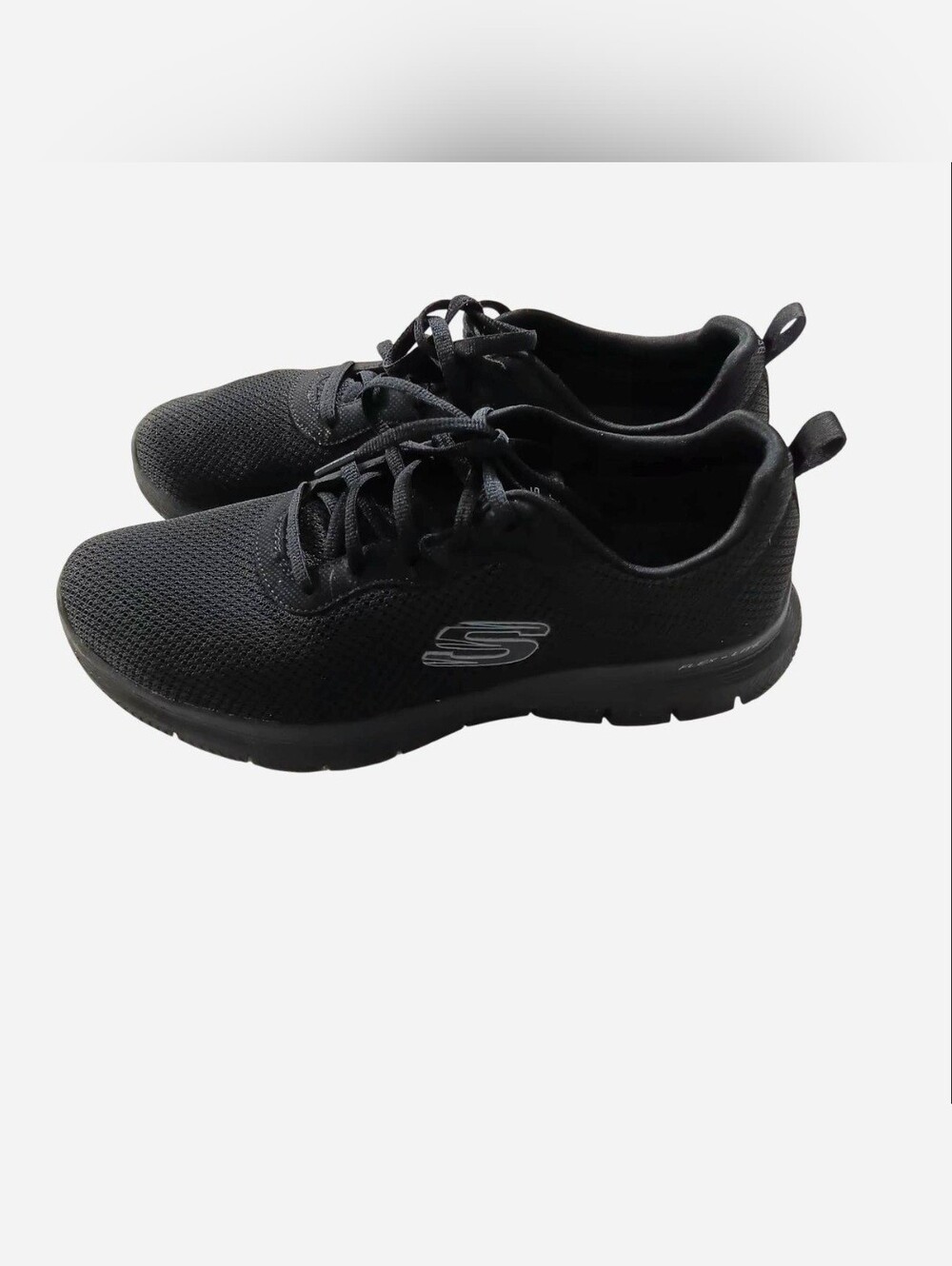 Skechers Flex Appeal 4.0 Brilliant View Black Sneakers 149303W Women's 8 Wide
